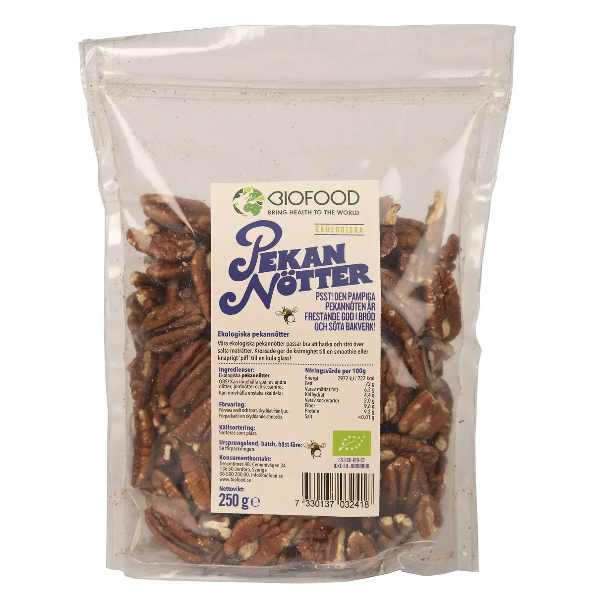 pekannötter 250 g pekannötter 250 g