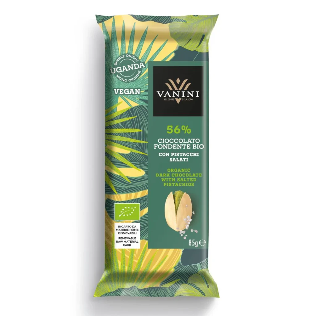 choklad uganda 56 % pistage 85 g